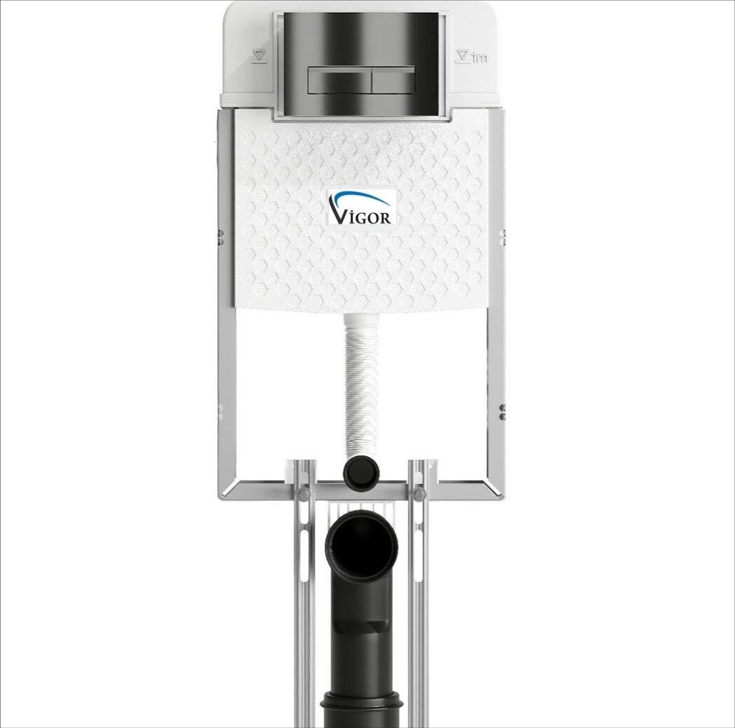 سيفون غربي بدون حديد